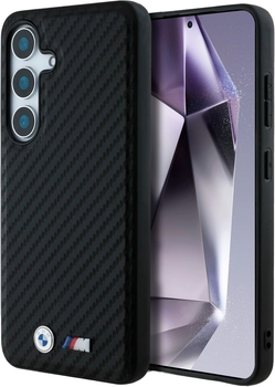 Панель BMW Carbon MagSafe для Samsung Galaxy S25 Black (3666339448837)