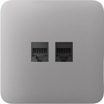 Фронтальная панель Ajax SoloCover LAN Fog до 1 Гбит/с CAT 5e CAT 6 для 4K