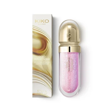Блеск для губ Kiko Milano Gold Reflections 3D Hydra Lip Gloss Limited Edition 01 Glowing Lilac