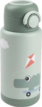 Дитяча термопляшка Done by Deer Зелена 340 мл (5712643059424)