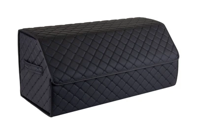 Сумка-органайзер в багажник EVAtech ECO L 30x30x65 см чорна з чорною ниткою EHECELBBBB