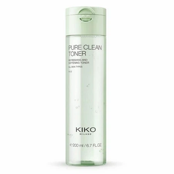 Зволожувальний, пом'якшувальний тонік для обличчя KIKO MILANO new pure clean toner 200ml