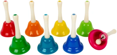Dzwonki ręczne kolorowe Small Foot 8 szt. 11693 (4020972116932)