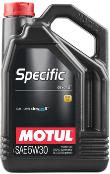Моторна олива Motul Specific Dexos2 5W-30 5 л 102643 (3374650236810)