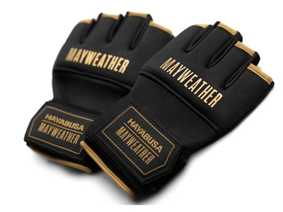 Швидкі бинти HAYABUSA Mayweather Deluxe Quick Wraps M чорний/золотий (5930)