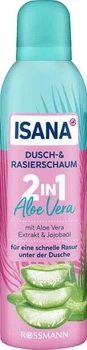 Пена для душа Isana 2 in 1 Aloe Vera, 200ml