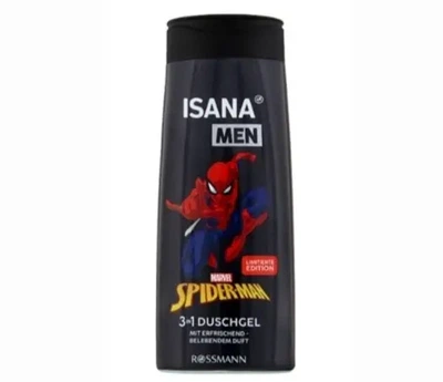 Гель для душа ISANA MEN 3in1 Spider-Man, 300мл