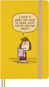 Записник Moleskine Peanuts Patty середній Лінійка Жовтий (8056999277123)