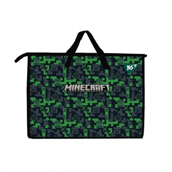 Папка-портфель А3 блискавка ткан ручка Minecraft YES