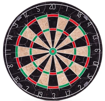 Дартс EcoToys сизалева дошка набір 6 дротиків 46 см (AP-301) (5905817008919)