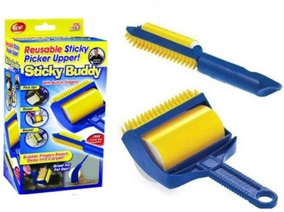 Щітка для чистки килиму силіконовий липкий валик Sticky Buddy