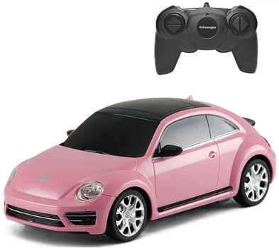 Автомобіль на дистанційному управлінні Rastar Volkswagen Beetle 1:24 Рожевий (5903039753853)