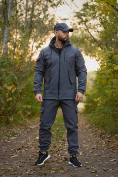 Комплект чоловічий Intruder SoftShell 3XL сірий (1610635561/5)