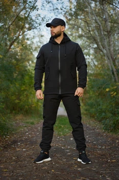 Комплект мужской Intruder SoftShell M черный