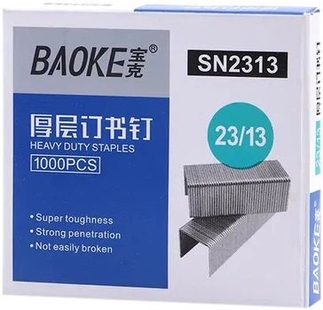 Упаковка скоб Baoke №23/13 1000 шт х 4 упаковки (SN2313)