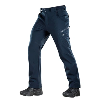 Штани тактичні зимові M-Tac Soft Shell Winter, Navy Blue, L