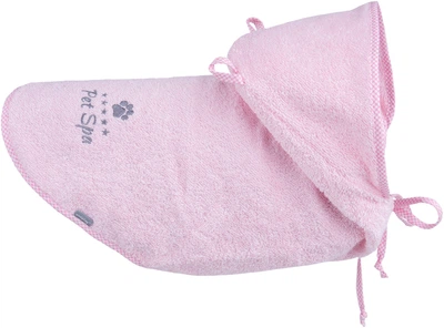 Szlafrok kąpielowy dla psów Amiplay Spa 45 cm Różowy (5907563273269)