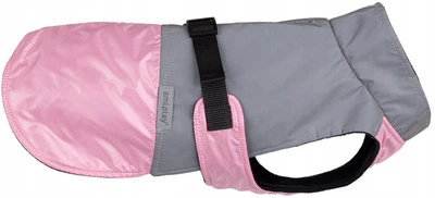 Куртка-плащ для собак Amiplay Lumin світловідбивна 35 cm Рожева (5907563316638)