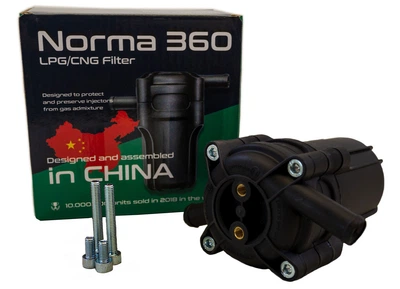 Фильтр ГБО паровой фазы Norma Ultra 360 (с отстойником)