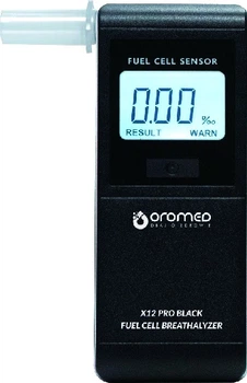 Алкотестер Oromed X12 PRO Black (oro-x12-pro-black) (5907763679373)