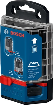 Леза для ножів Bosch 1600A01V3J у диспенсері 50 шт (4059952523538)