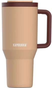 Kubek termiczny Kambukka Rio Almond Dream 950 ml Beżowy z brązowym (11-08001) (5407005144305)