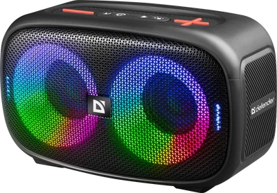 Głośnik przenośny Defender Q5 20W RGB 65305 Black (4745090820218)