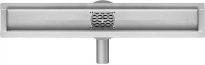 Odpływ prysznicowy liniowy FalaRotary 75345 z rusztem obrotowy syfon 360° (suchy syfon) możliwość montażu pod płytkę 50 cm (5906083038815)