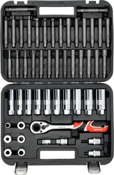 Ключі Yato YT-06212 для кріплення амортизаторів із наскрізним храповим механізмом 50 елементів (5906083114625)