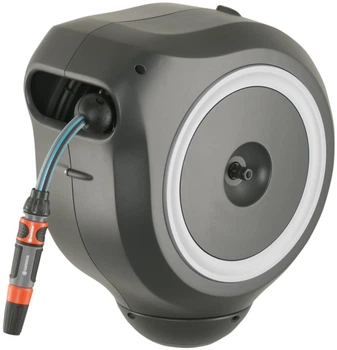 Котушка Gardena RollUp M настінна автоматична + набір для поливу 20 м 18612-20 (4078500051989)