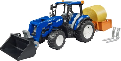 Іграшковий набір Bruder Трактор New Holland T5.121 з навантажувачем та аксесуарами 04055 (4001702021870)
