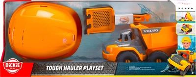 Zestaw do zabawy Dickie Toys Volvo Wywrotka z kaskiem i łopatą 26 cm 3729014 (4006333100734)
