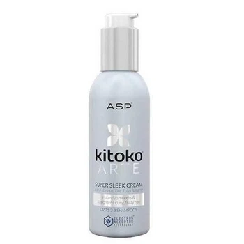 Крем для выпрямления волос Kitoko Arte Super Sleek 150мл для гладкости и термозащиты