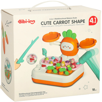 Ігровий набів Bibi-inn Cute carrot shape 4в1 (5903039759268)