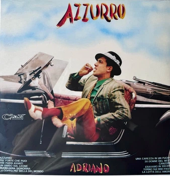 Adriano Celentano - Azzurro 1968/2024 (Cln2402, Ltd., Light Blue, 180 Gm.) Сlan Celentano/Italy Mint Виниловая пластинка (art.247146)