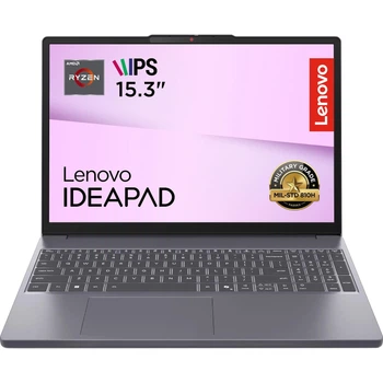 Ноутбук Lenovo 15.3 IdeaPad Slim 3 15ARP10 WUXGA IPS 60Hz/Ryzen 7 170/16GB/1TB/Radeon 680M/DOS/Gray (83K700P1RM)