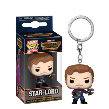 Фігурка брелок Funko Pop Зоряний Лорд Вартові Галактики Star Lord Guardians of the Galaxy 4 см FP KC GoG SL 4 1201