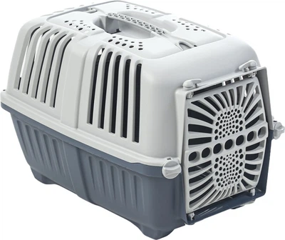 Переноска MPS PRATIKO 1 plast 48 x 31.5 x 33 см Вес животного 12 кг Темно-синяя (8022967073370)