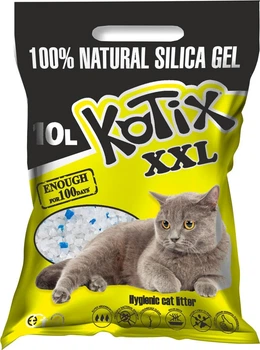 Наповнювач для котячого туалету Kotix XXL Силікагелевий поглинаючий 4.1 кг (10 л) (6930095837608)