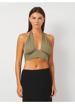 Топ H&M S Хакі 1067101_хак