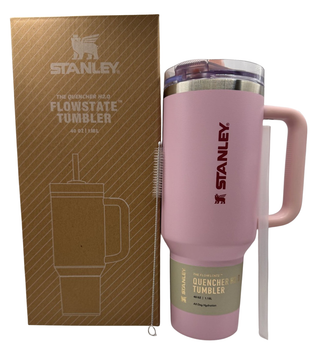 Термос термокружка Stanley Quencher ProTour Flip Straw Tumbler из нержавеющей стали Pink 1,18 л KT7001929