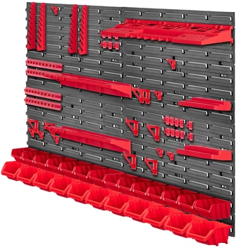 Tablica narzędziowa Kadax K7653 ścianka warsztatowa 116 x 78 cm 70 elementów (5903699468050)