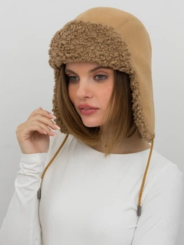 Шапка жіноча VILSS Inverno Cashmere Ram VLU-2502-39-22 55-58 Горіхова