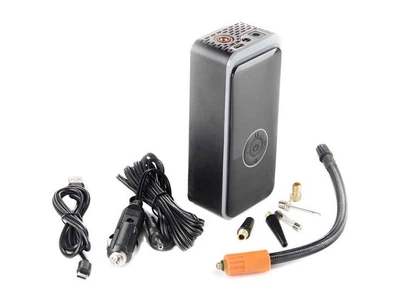 Компресор автомобільний 12 Atelie 12V 20 акумуляторний універсальний 10Атм (DC, 1800мАгx3)