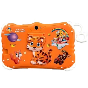 Дитячий планшет Kids Study Tiger Tab 7" Android14 4000mAh 8/256Gb BT Wi-Fi + чохол-підставка помаранчевий