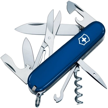 Ніж складаний, мультитул Victorinox Climber (91мм, 14 функцій), синій 1.3703.2
