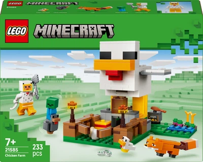 Конструктор LEGO Minecraft Куряча ферма 233 деталі (21585)