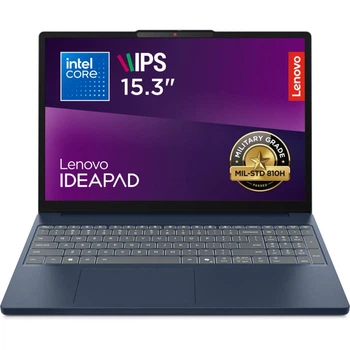 Ноутбук Lenovo IdeaPad Slim 3 15IRH10 15.3"/Intel Core i5-13420H/16GB/SSD 512GB/Intel UHD Graphics/DOS/блакитний (83K100J9RA)