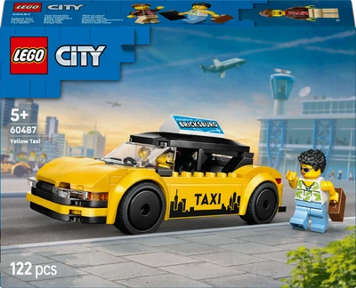 Конструктор LEGO City Желтое такси 122 детали (60487)