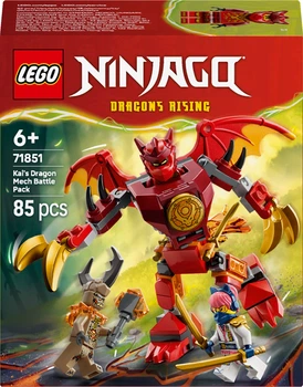 Конструктор LEGO Ninjago Бойовий набір робота Дракона Кая 85 деталей (71851)